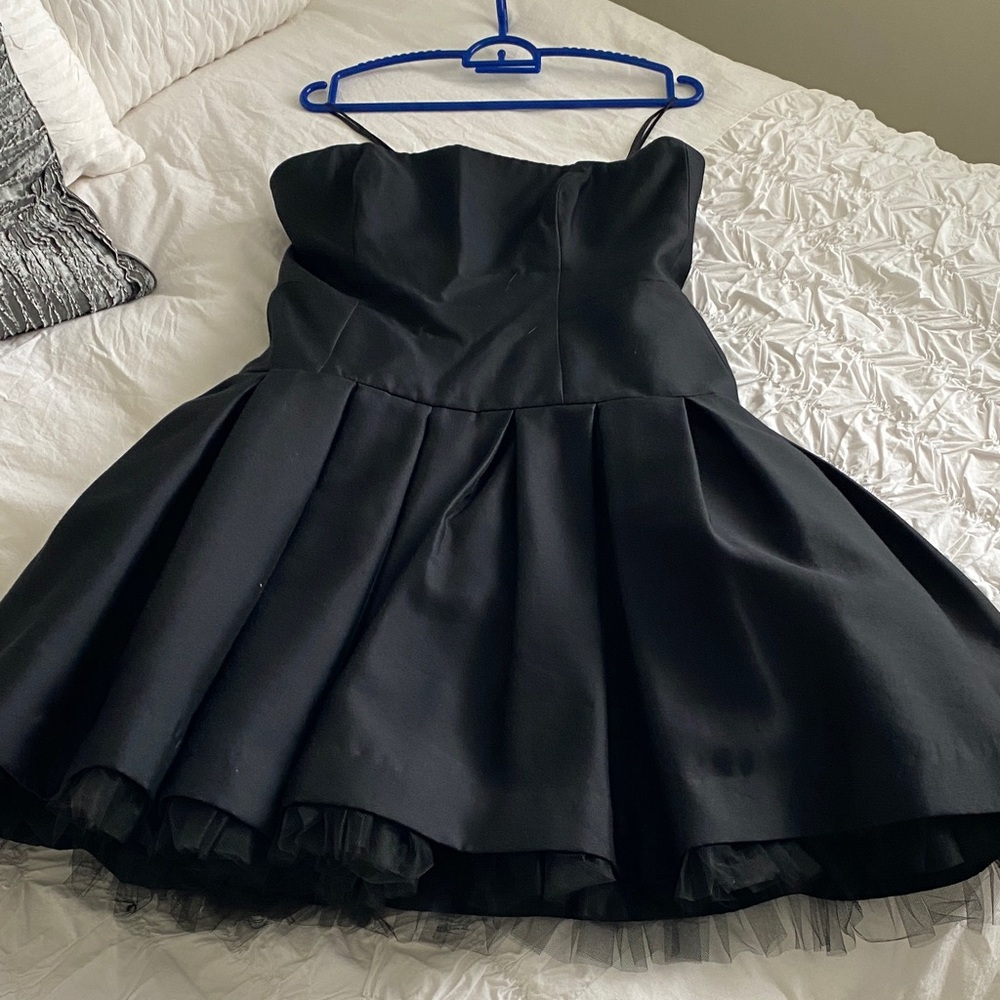 Milly Black Strapless Dress